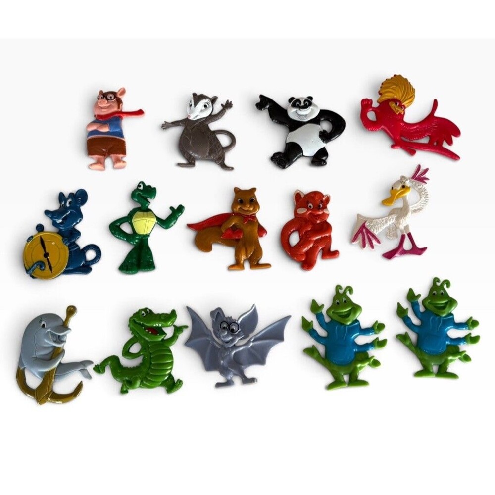 VTG Kids Toys 14 Memory Bible Buddies Scripture Psalms VBS Figures Frog Bat Croc